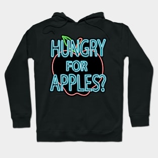 Neon Hungry for Apples Logo Hoodie